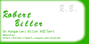 robert biller business card